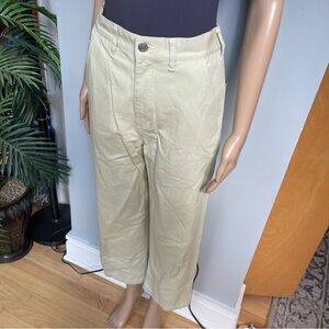 Obey Pale Khaki Cropped Straight Pants
